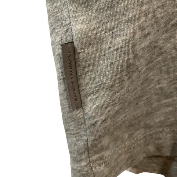 A|X Armani Exchange Men's Short Sleeve Gray Logo Polo Shirt Size Medium golf - Picture 4 of 16